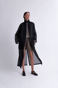 Gio Trench in Silk